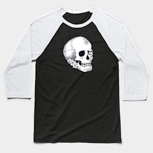 Beautiful Decay- Black and White Baseball T-Shirt